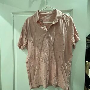 J. Crew Light Pink Polo Shirt